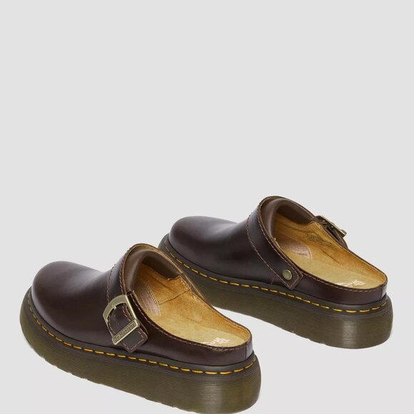 Dr. Martens Laketen Size Men's Sz 11 Atlas Leather Slingback Platform Mules NEW - Picture 13 of 15